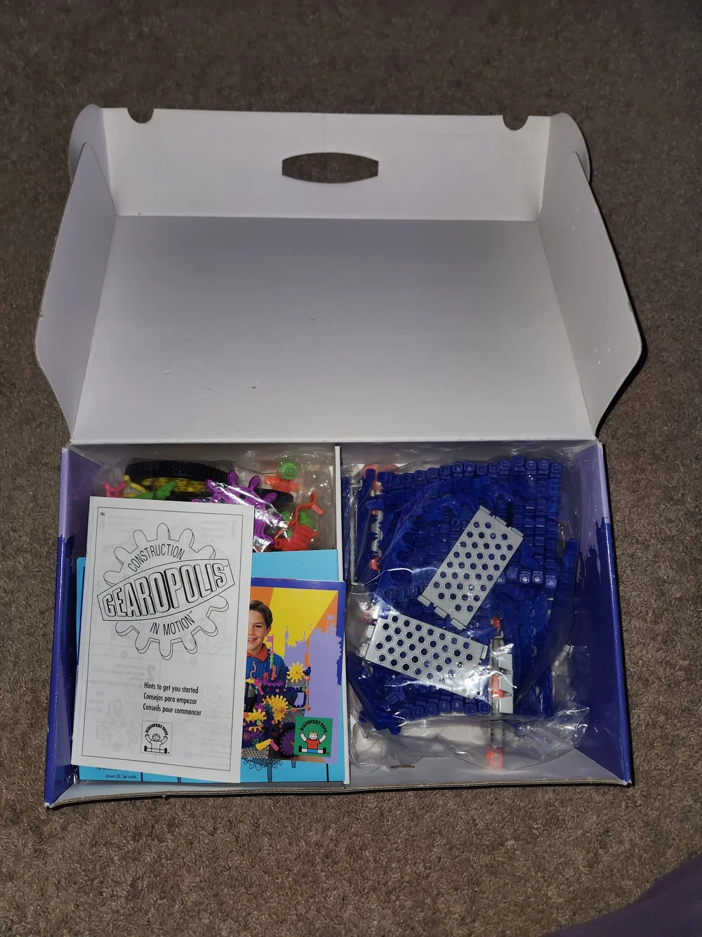 Gearopolis Advanced Builder Set Construction in Motion Discovery Toys 1991